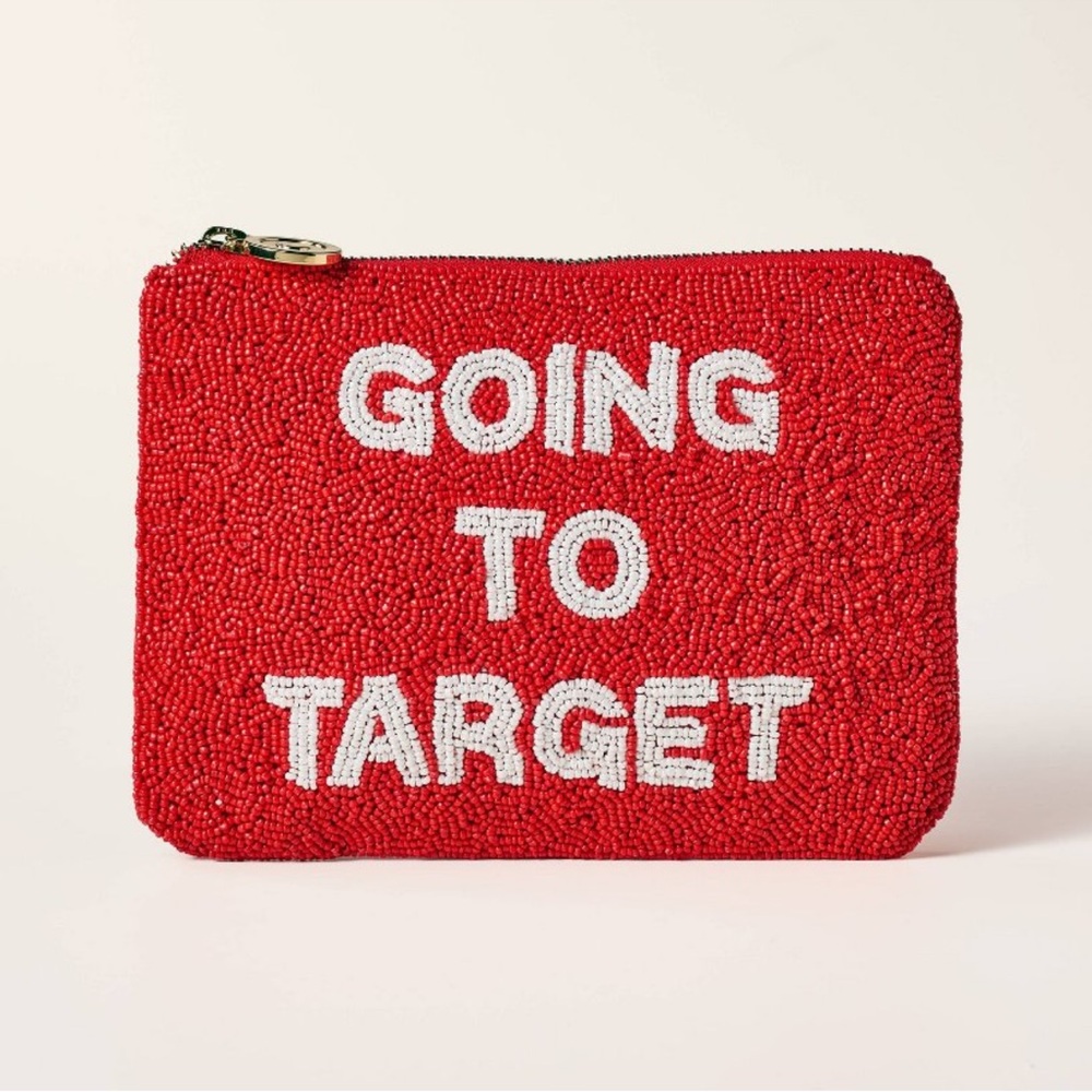 Going to Target Beaded Clutch - kate spade new york x Target Red/White